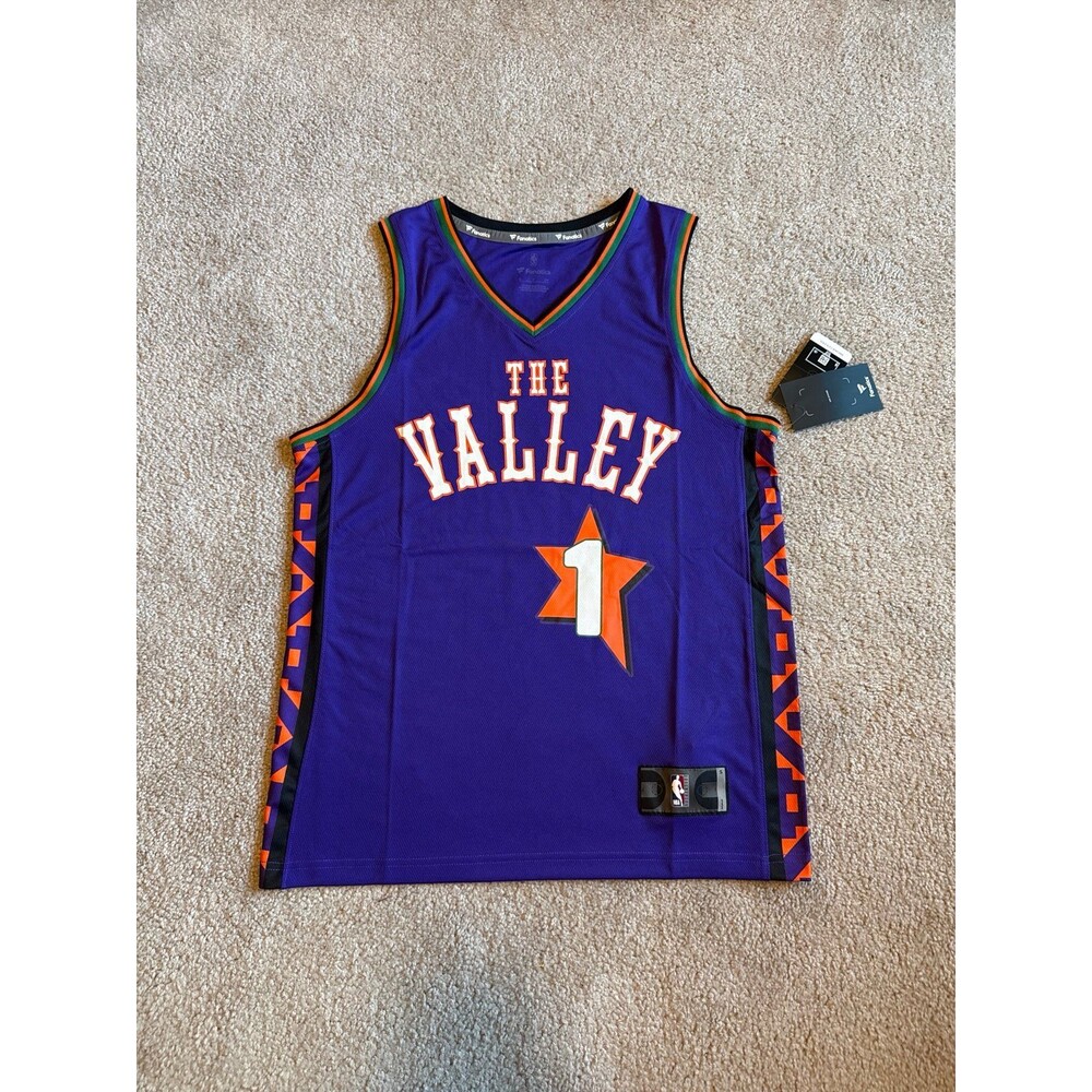 Devin Booker Phoenix Suns Fanatics NWT Men’s NBA Jersey Size Small